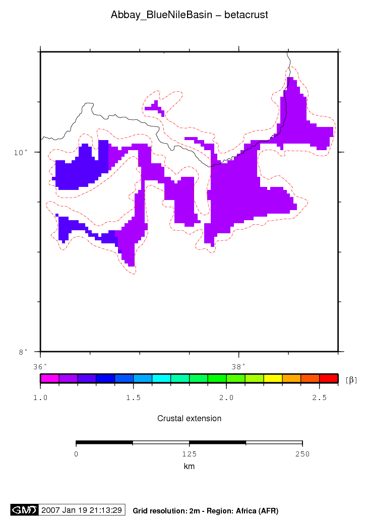 Abbay (Blue Nile) Basin location map