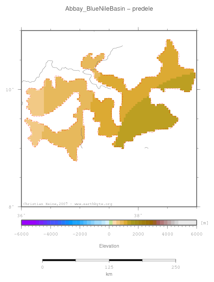 Abbay (Blue Nile) Basin location map