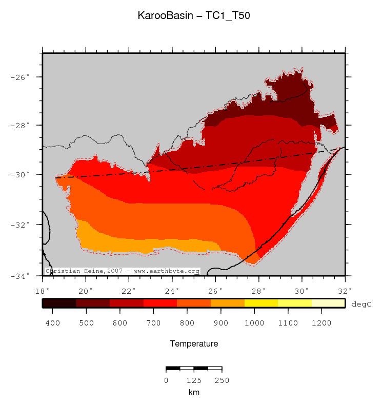 Karoo Basin location map