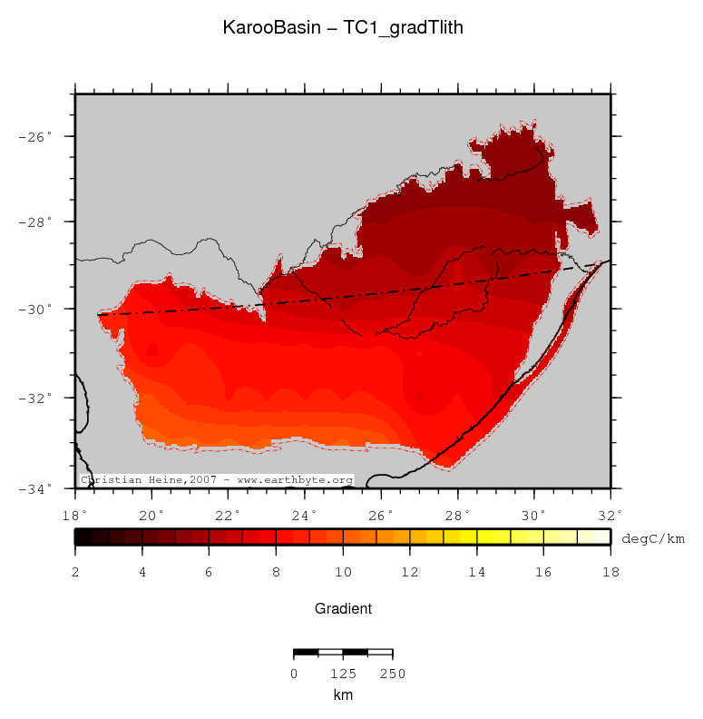 Karoo Basin location map