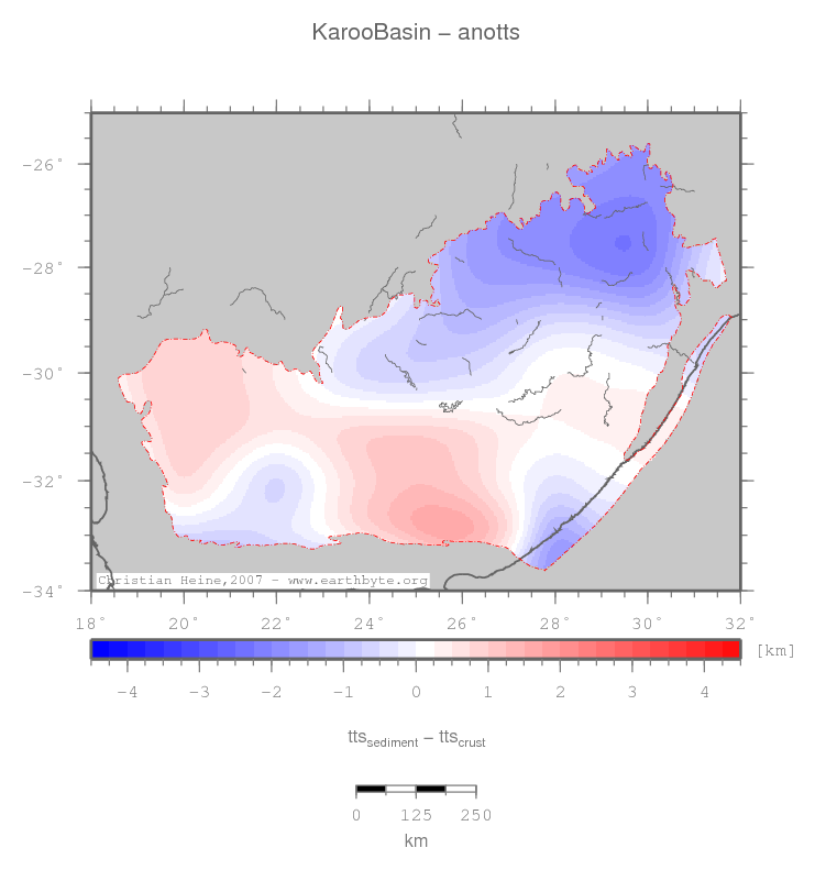 Karoo Basin location map