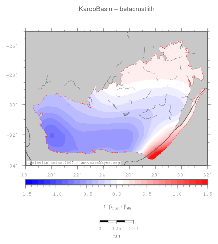 Karoo Basin location map