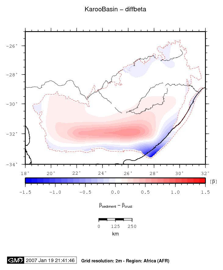 Karoo Basin location map