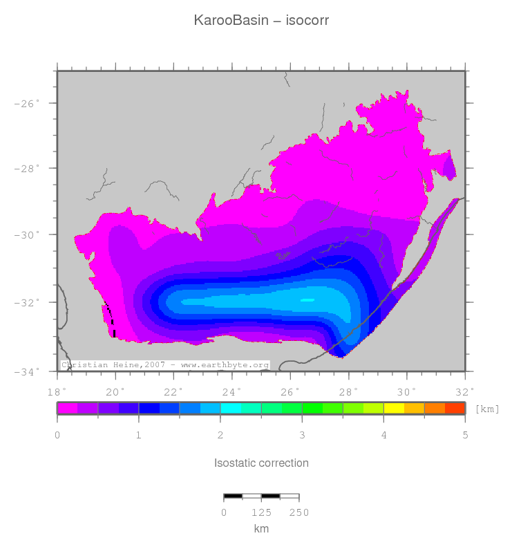 Karoo Basin location map