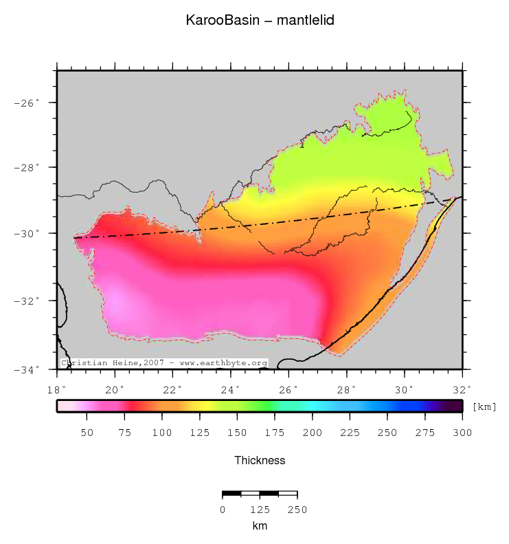 Karoo Basin location map