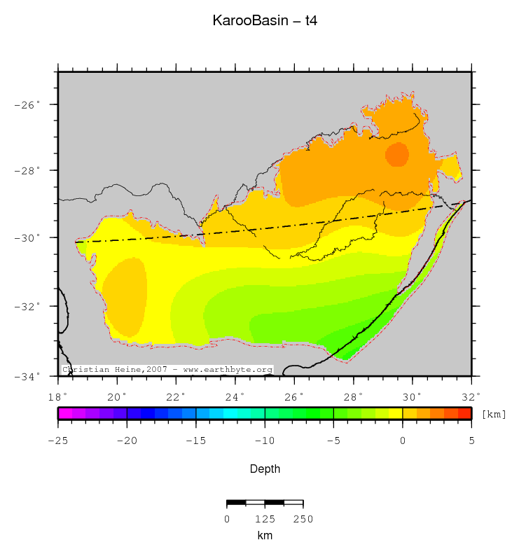 Karoo Basin location map