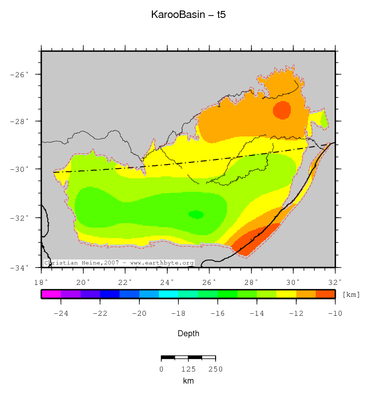 Karoo Basin location map