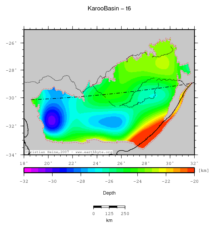 Karoo Basin location map