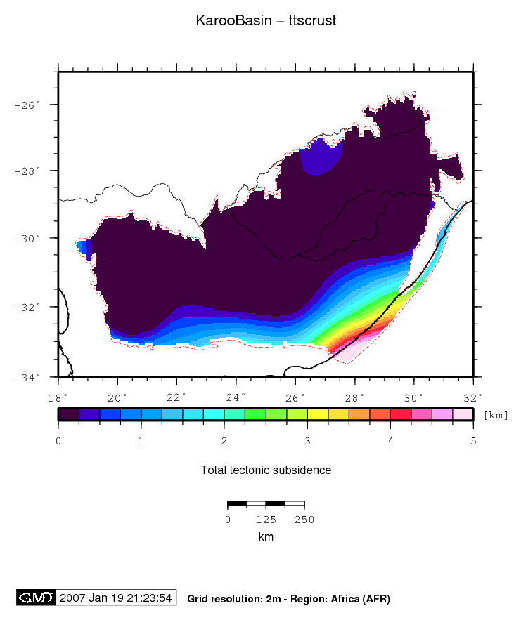 Karoo Basin location map