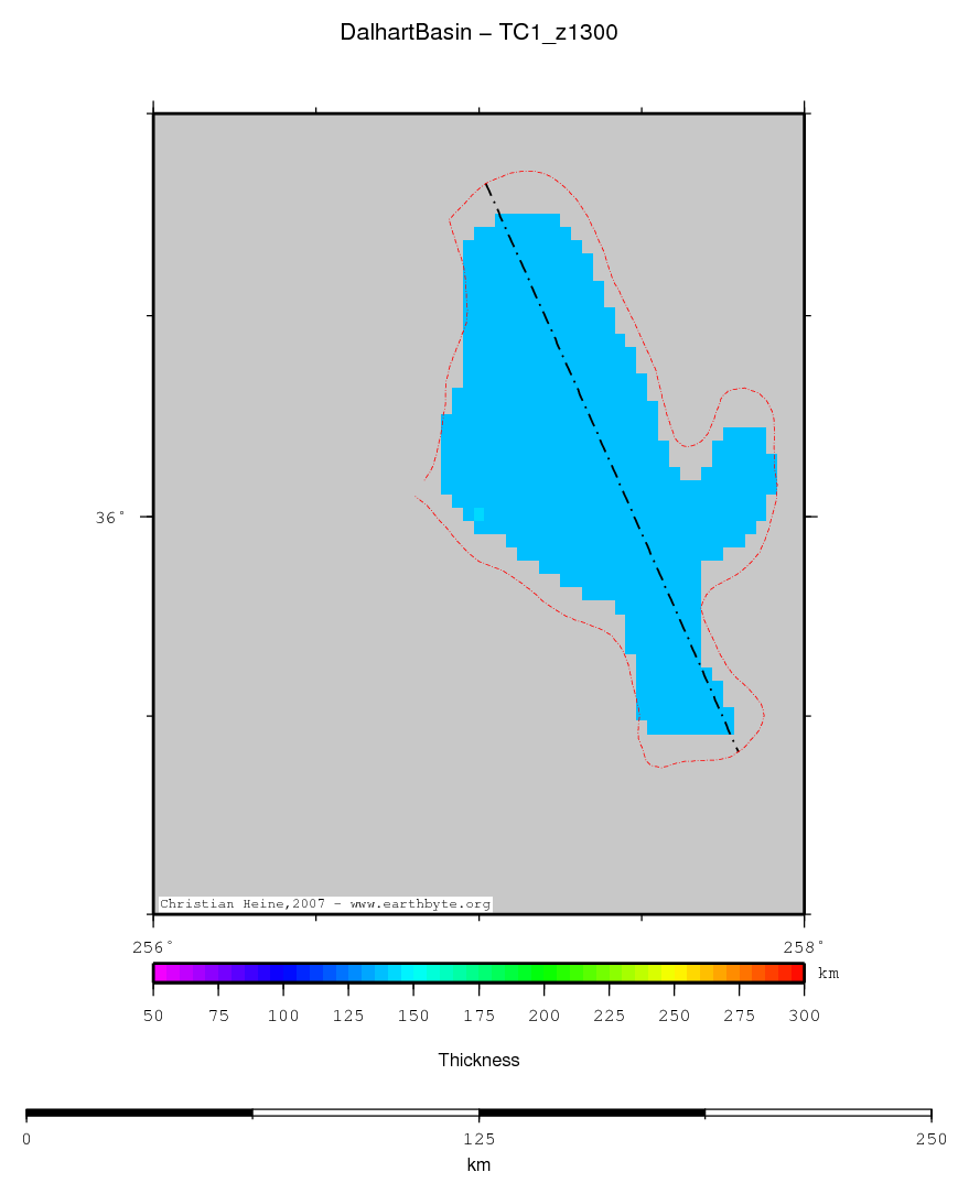 Dalhart Basin location map