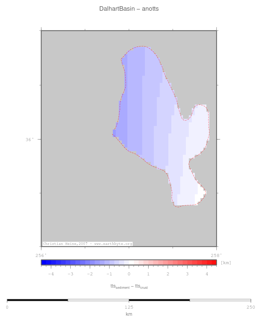 Dalhart Basin location map