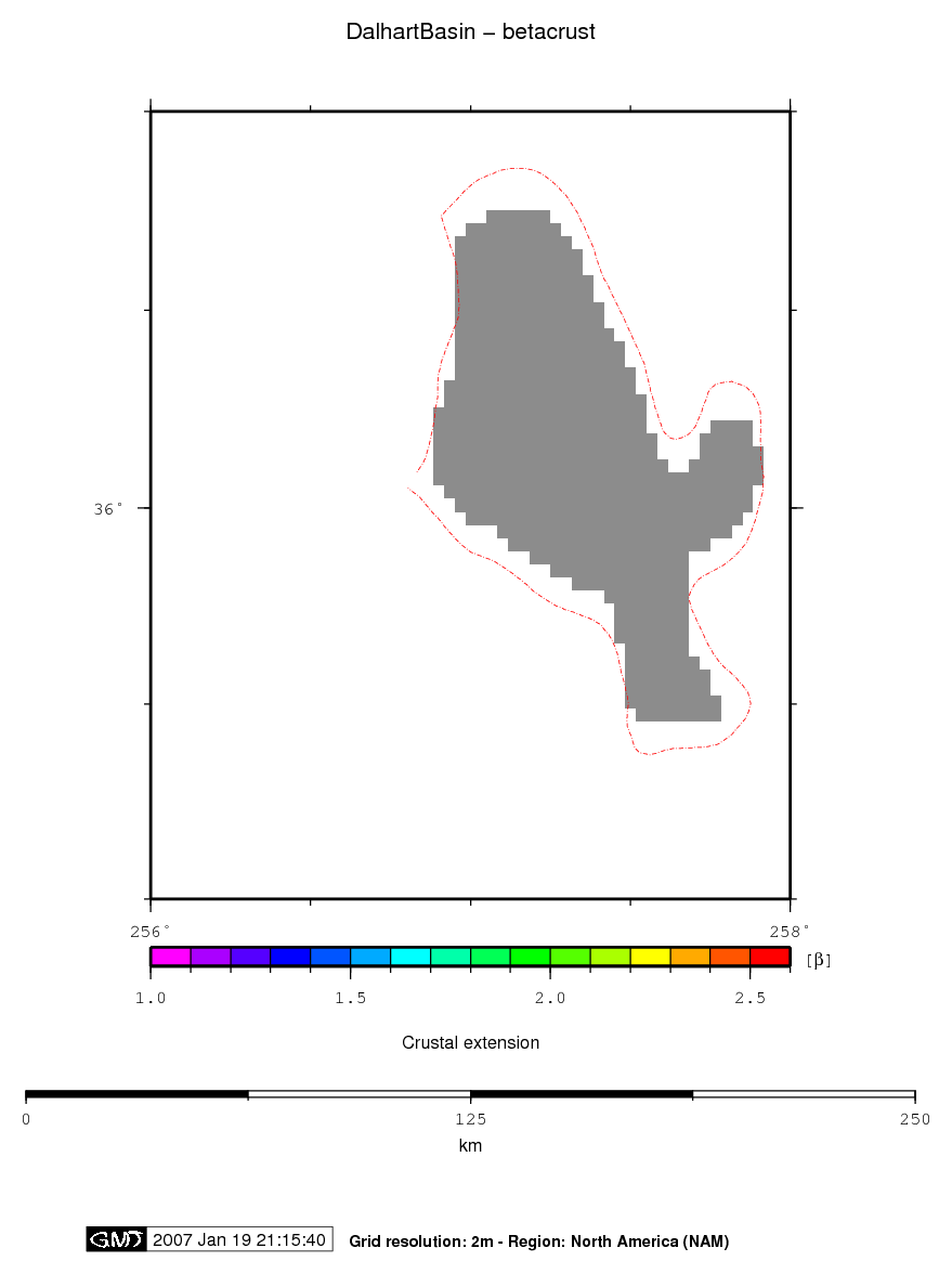 Dalhart Basin location map