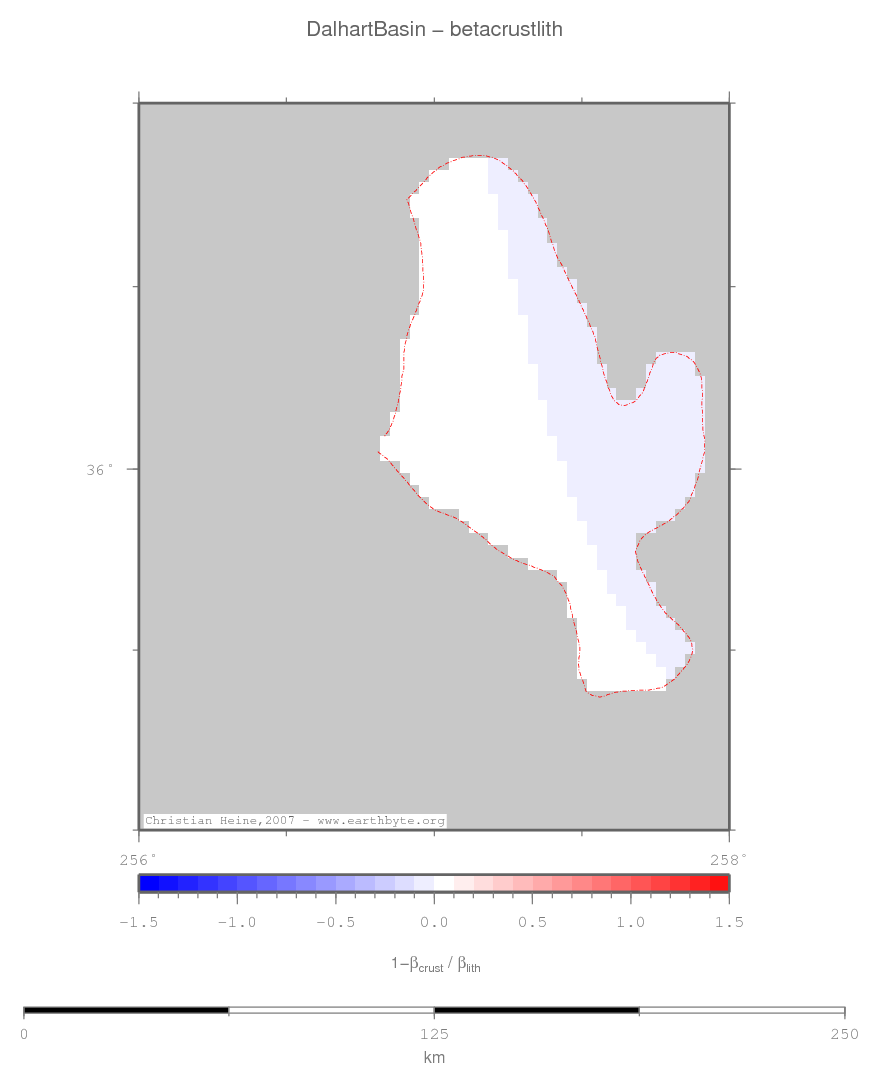 Dalhart Basin location map