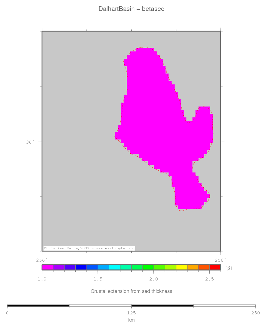 Dalhart Basin location map