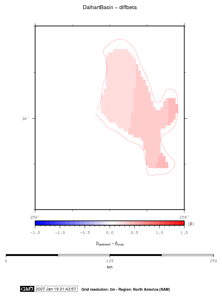 Dalhart Basin location map