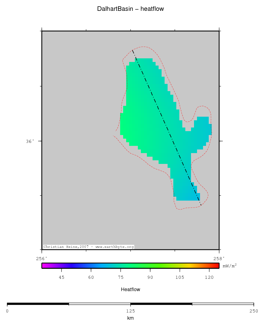 Dalhart Basin location map