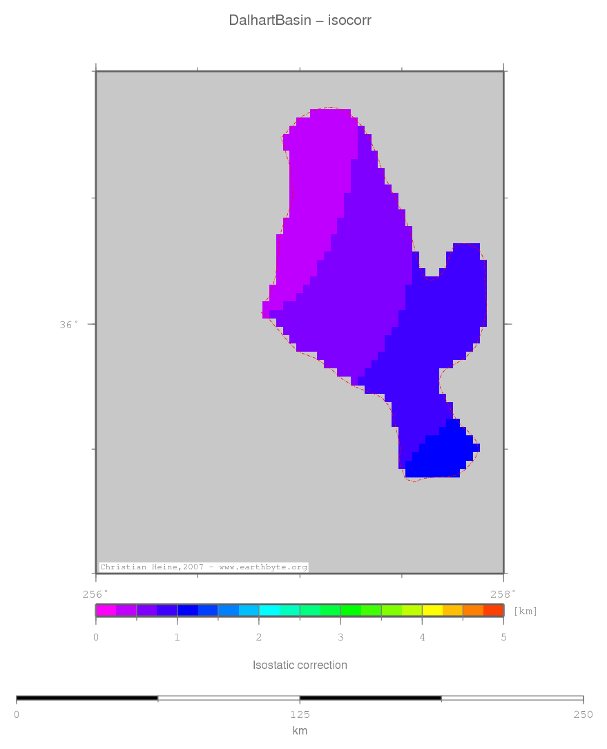 Dalhart Basin location map