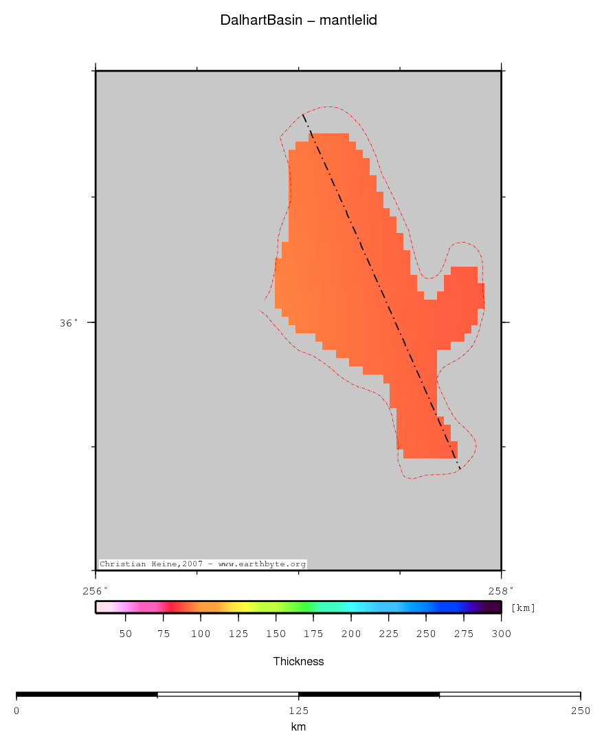 Dalhart Basin location map