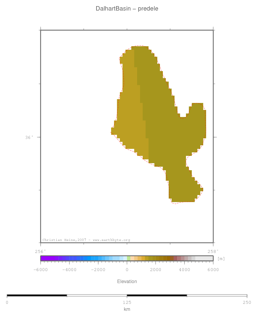 Dalhart Basin location map