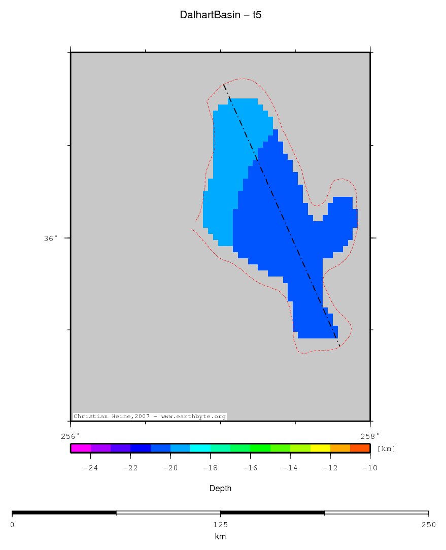 Dalhart Basin location map